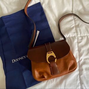 Dooney and Bourke brown leather Crossbody Bag